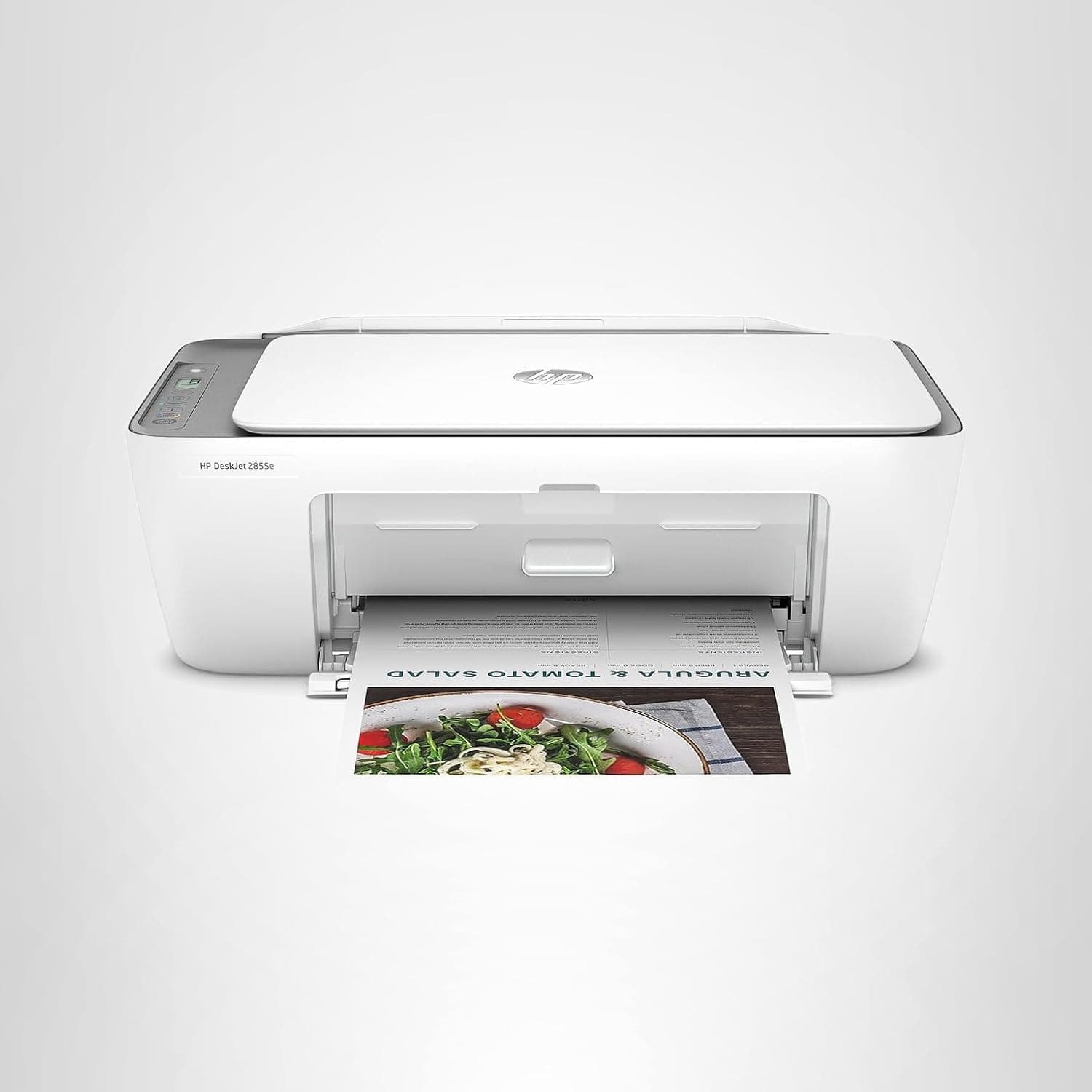 HP DeskJet 2855e Wireless All-in-One Color Inkjet Printer, Scanner, Copier, Best-for-home, 3 month Instant Ink trial included, AI-enabled (588S5A)