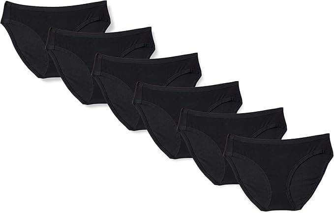Amazon Essentials Womens Cotton Bikini Brief Underwear (Available in Plus Size)